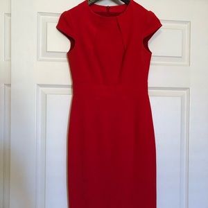 Karen Millen pencil dress in red size US 4